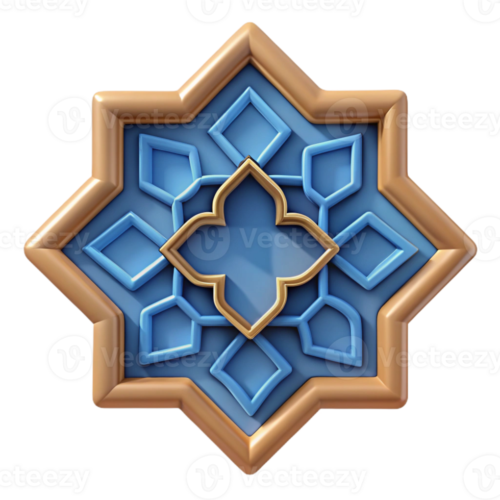vibrant joyful creative Moroccan tile pattern, symmetrical, flat color, with Scalable Design. elite png