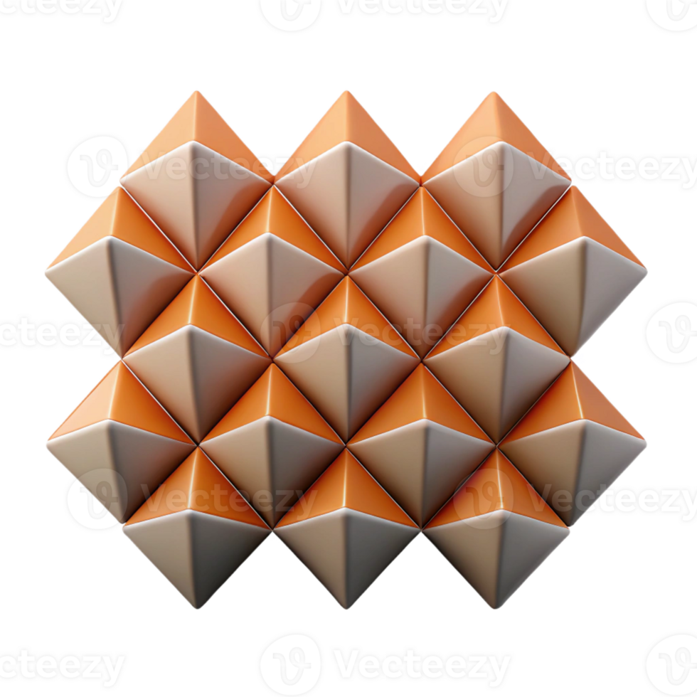 exemplary tropical Abstract pattern of triangles and squares. Geometric, flat color, with Scalable Design. masterfully captured png