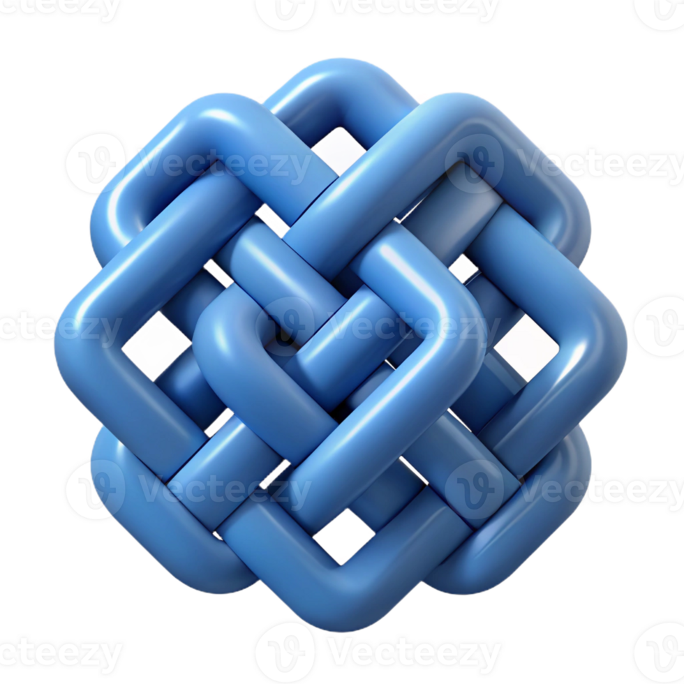 bold immaculate Geometric pattern of interlocking squares. Clean lines, flat color with Scalable Design. detailed png
