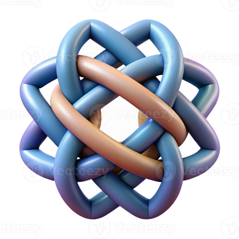 signature renaissance Geometric pattern of interwoven lines. Single-weight stroke, flat color with Scalable Design. professional png