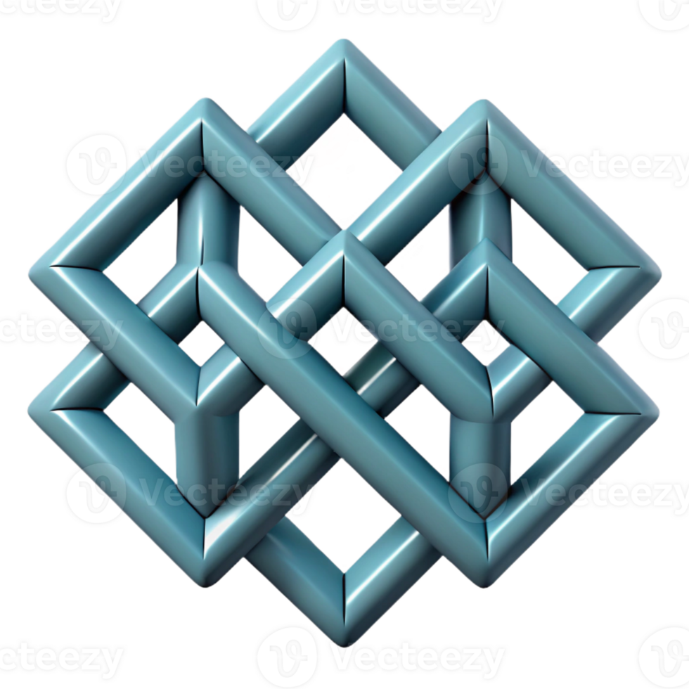 playful mesmerizing Geometric pattern of interlocking diamonds. Minimal, flat color, with Scalable Design. original png