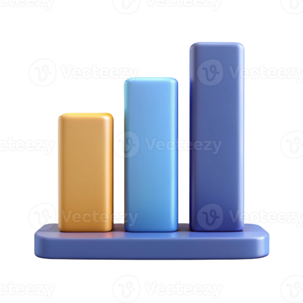 gorgeous exemplary Horizontal bar graph with three bars. Single-weight stroke, flat color, minimal with Scalable Design. png