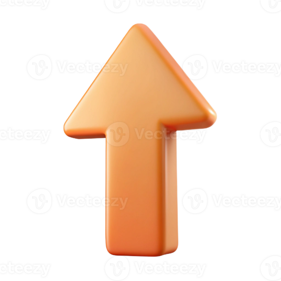 extraordinary playful elegant Arrow character pointing upwards with a simple design. Flat color, single-weight stroke, clean lines with Scalable Design. professional png