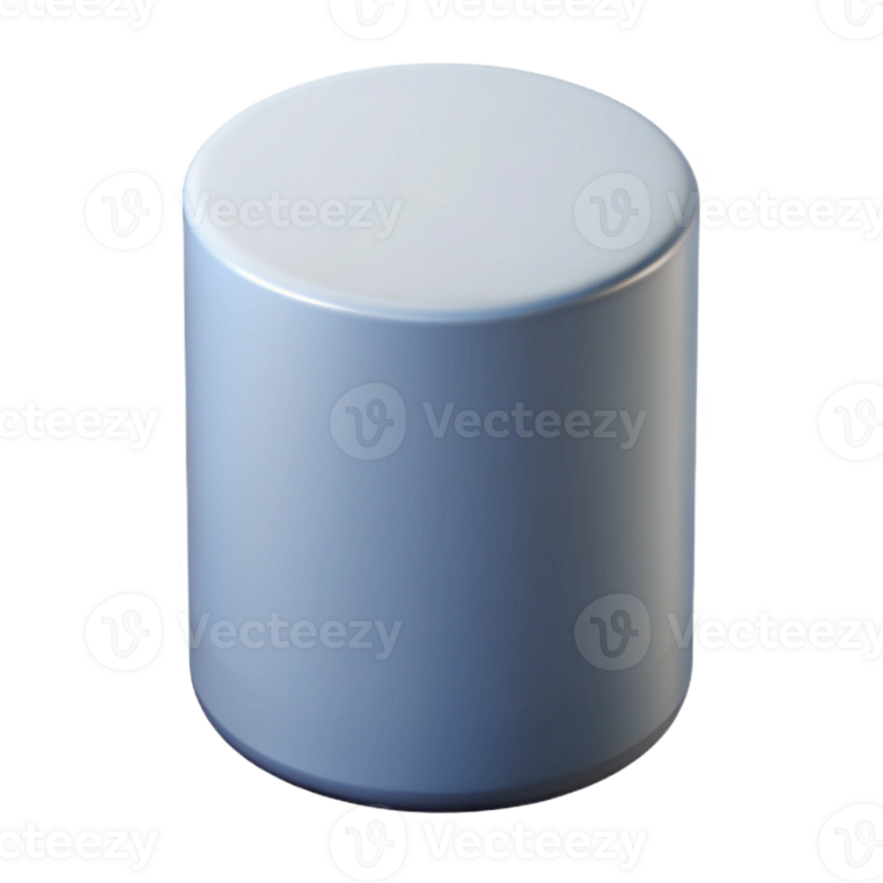 memorable organic Clean line art of a cylinder. Minimal design, with Scalable Design. sharp png