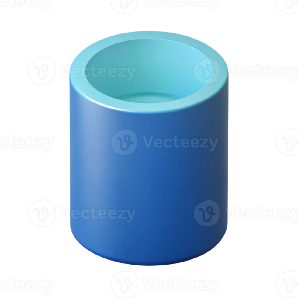 majestic bold baroque Isometric cylinder, symmetrical design, clean lines, with Scalable Design. authentic png