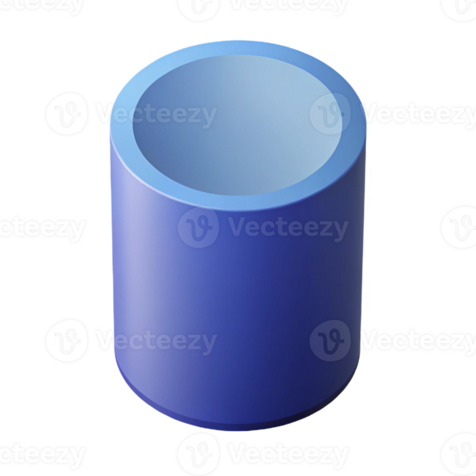 majestic unparalleled Isometric drawing of a cylinder. Crisp edges, flat color, with Scalable Design. png