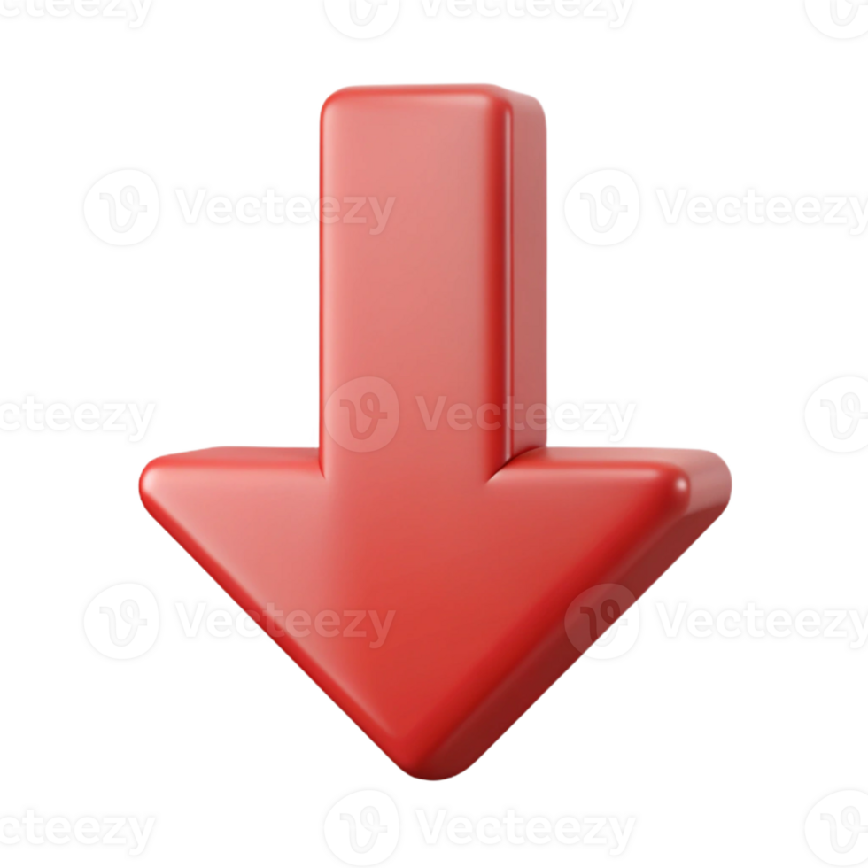 breathtaking industrial Arrow pointing downwards. Crisp edges, minimal design with Scalable Design. artisan png