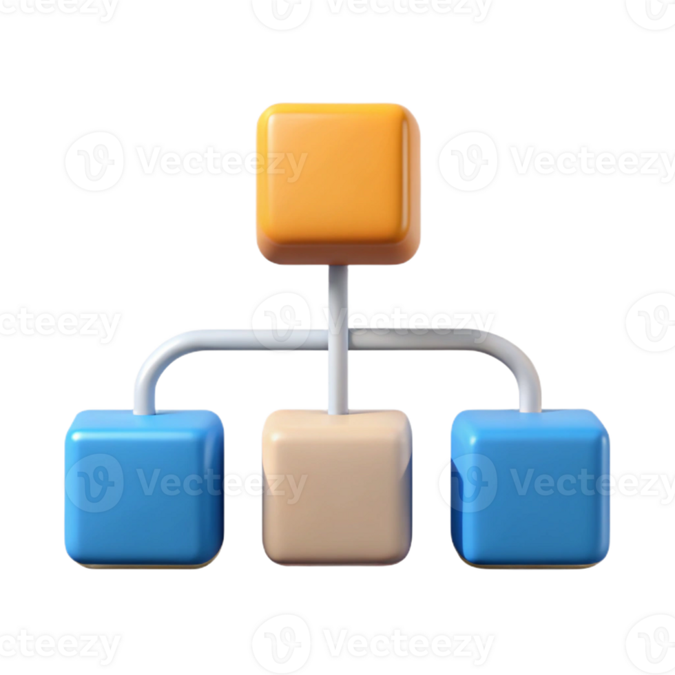 magnificent inspired Flowchart with three connected boxes and arrows. Clean lines, minimal with Scalable Design. png