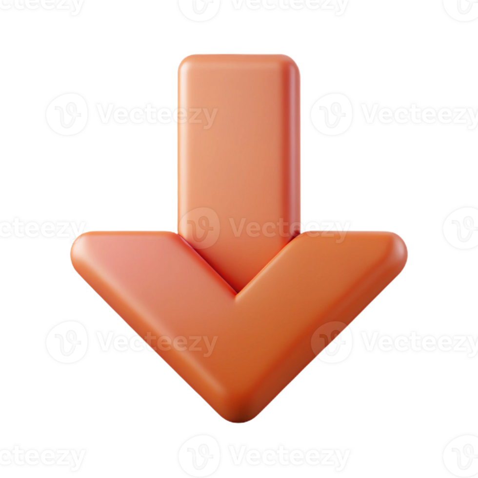 iconic vintage Download arrow icon. Crisp edges, minimal. Single-weight stroke, flat color with Scalable Design. genuine png