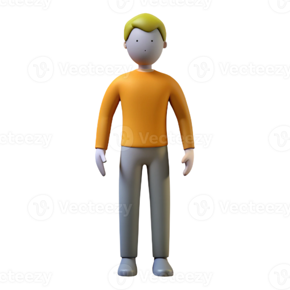 glorious standout Silhouette of a standing man. Clean lines, flat color, with Scalable Design. png