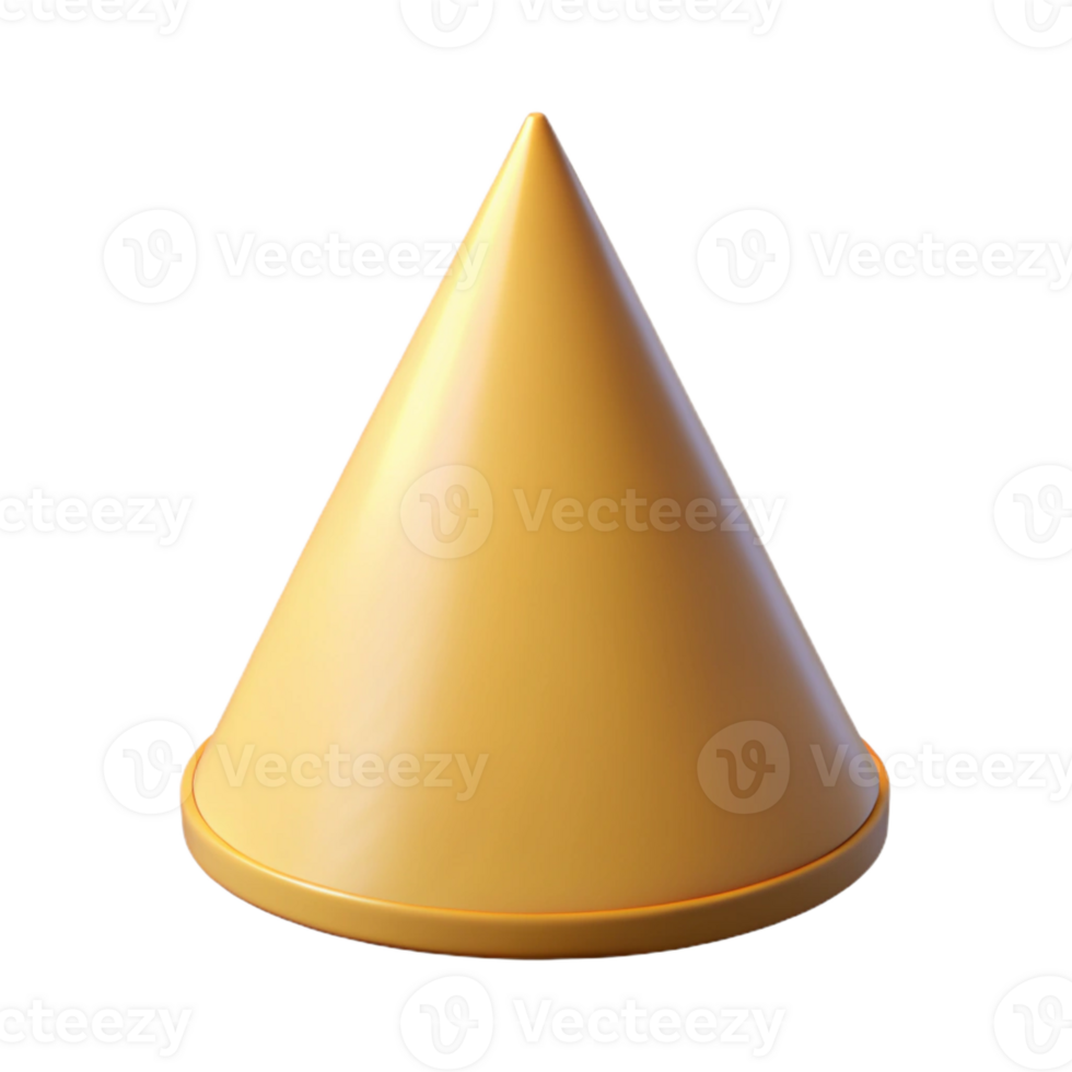 serene art deco Geometric monoline cone. Single-weight stroke, flat color with Scalable Design. masterfully captured png