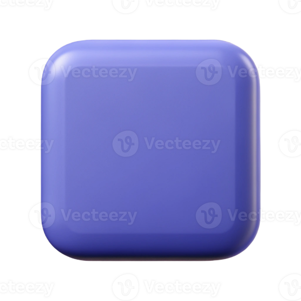 melancholic pristine Square with rounded corners. Clean lines, flat color, with Scalable Design. crisp png
