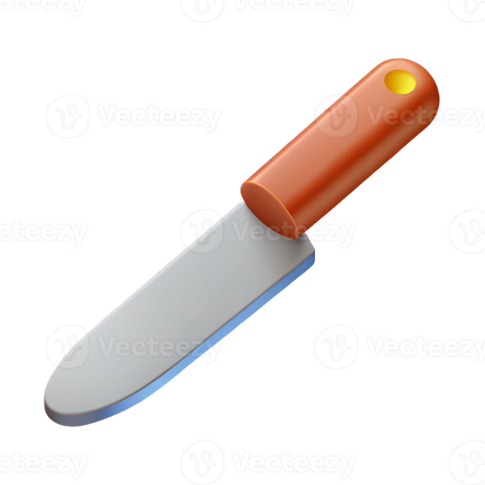 radiant contemporary Flat color isometric knife. Single-weight stroke with Scalable Design. sharp png