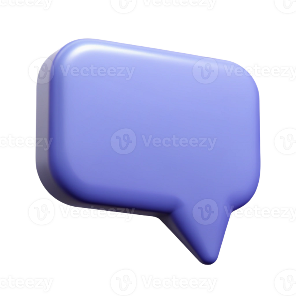 rare impressionist Clean lines, flat color icon of a speech bubble. Crisp edges, with Scalable Design. sharp png
