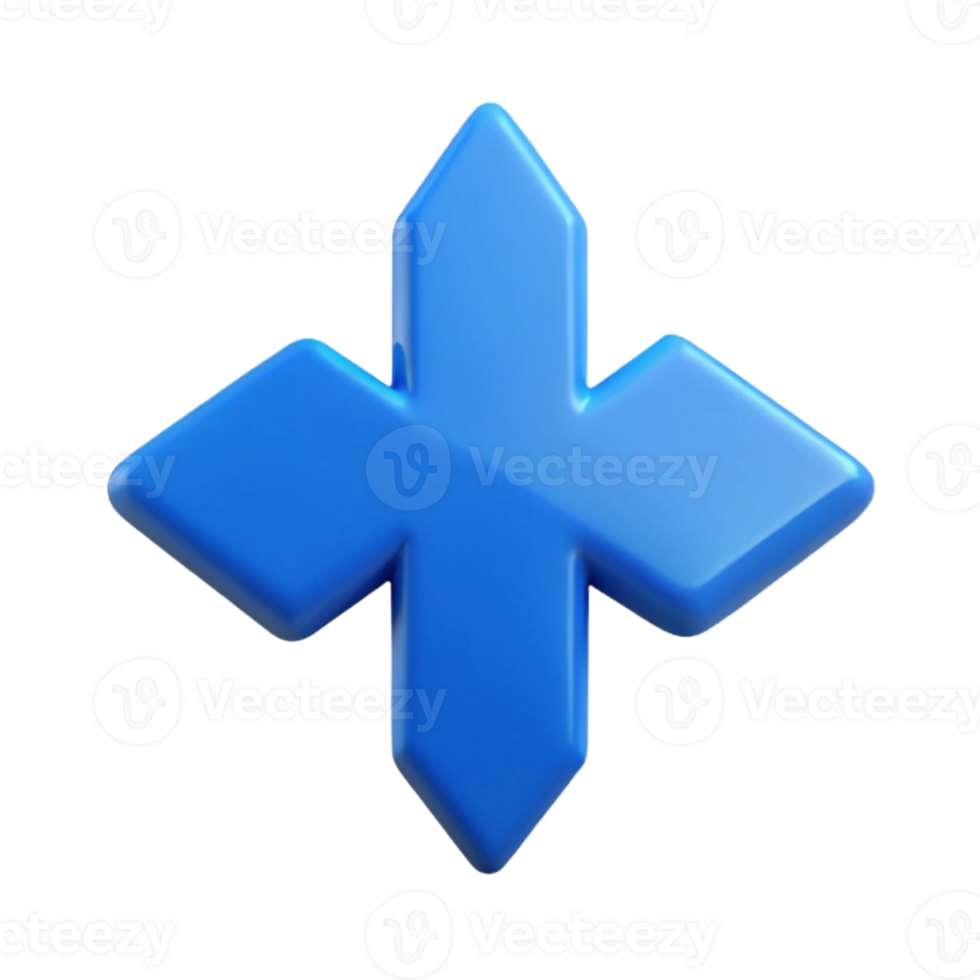 striking harmonious baroque Minimal symmetrical arrow, single-weight stroke, flat blue with Scalable Design. museum quality png