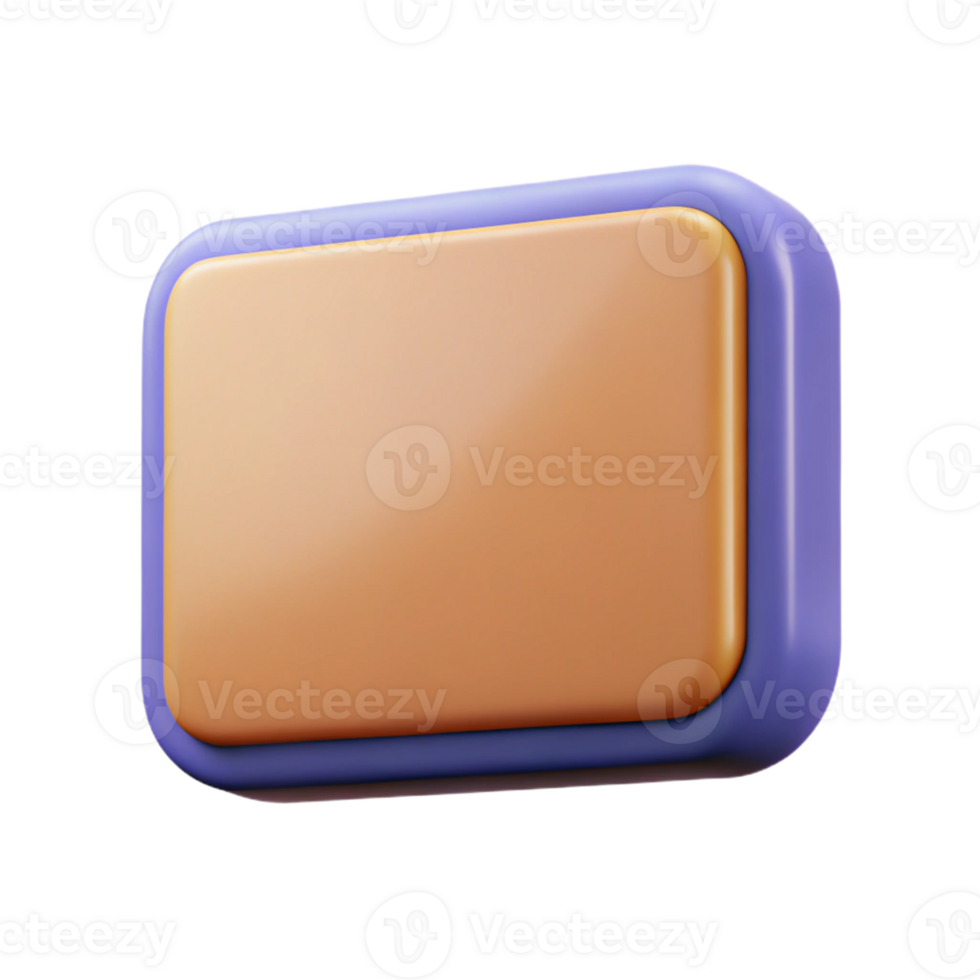 glorious ethereal baroque Rectangular badge with rounded corners. Flat color, clean lines, minimal design with Scalable Design. studio quality png