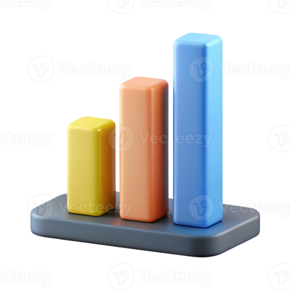 extraordinary acclaimed Bar graph comparing three data points. Clean lines, crisp edges, with Scalable Design. png