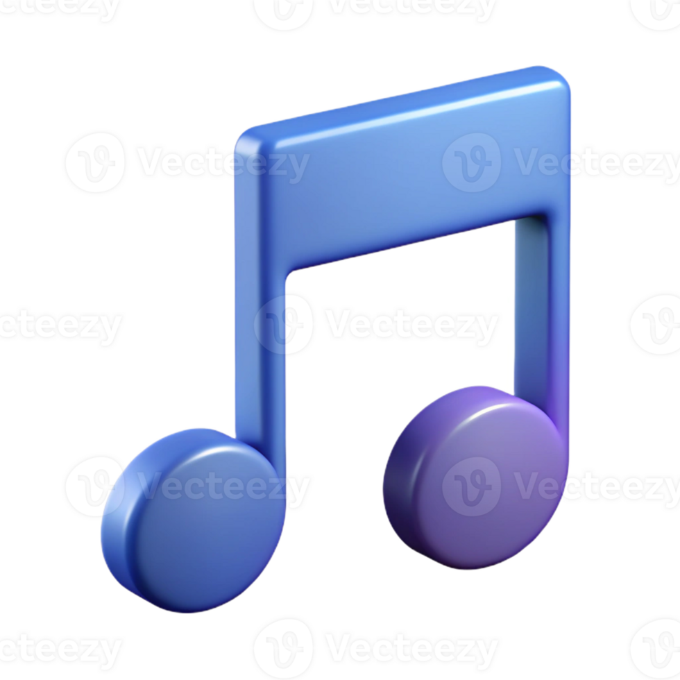 acclaimed retro Music note icon. Symmetrical, flat color, sharp edges with Scalable Design. genuine png