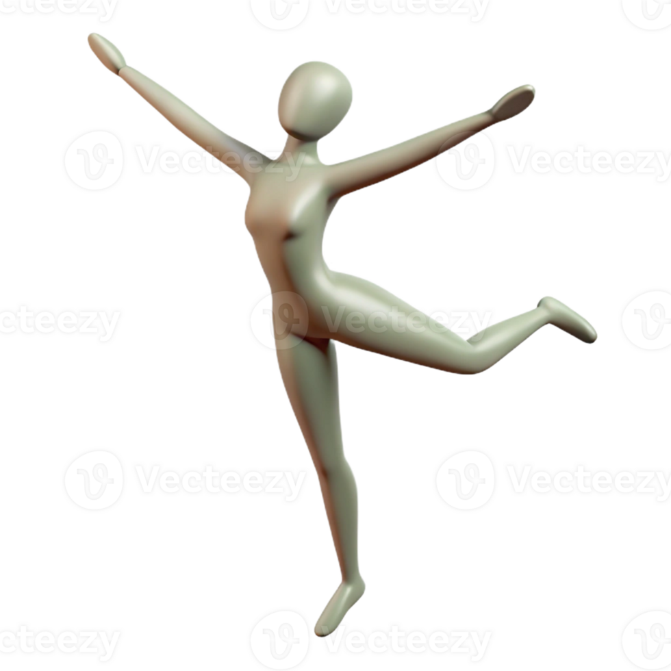 impressive signature Silhouette of a ballet dancer. Clean lines, minimal design, flat color with Scalable Design. png