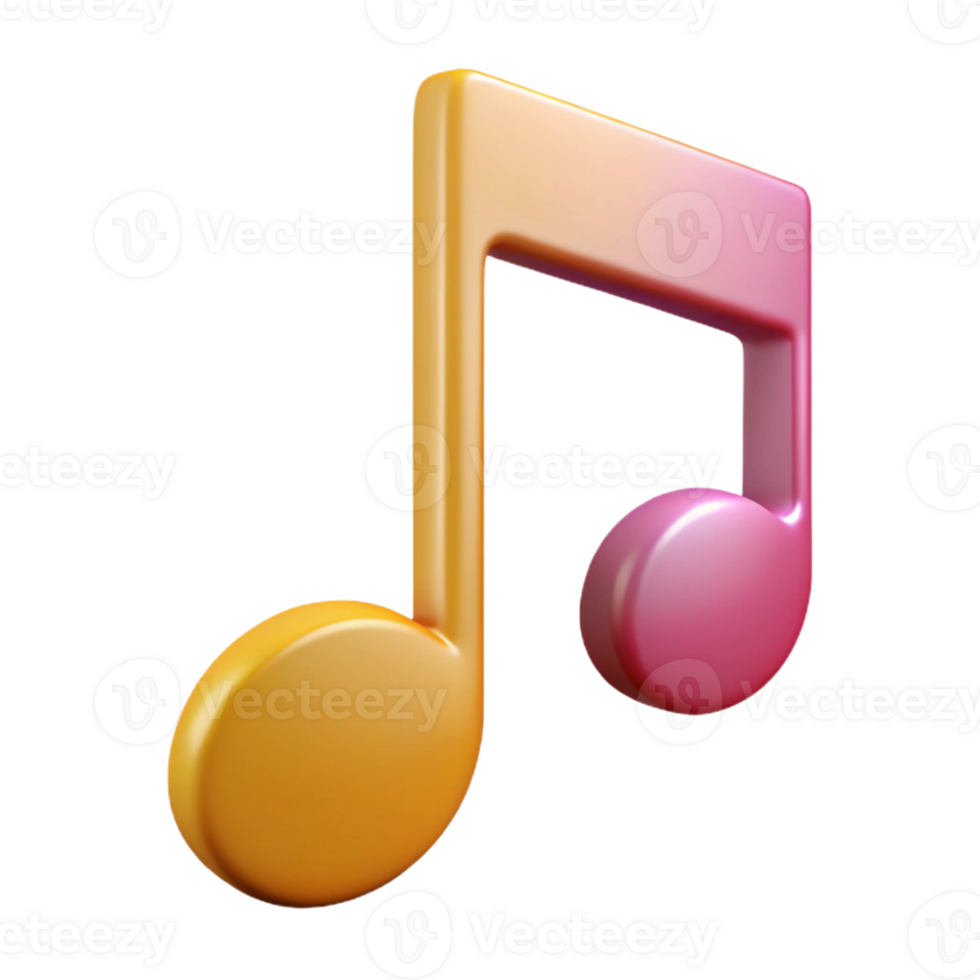 spectacular mysterious retro Single-weight stroke of a music note. Crisp edges, flat color with Scalable Design. masterfully captured png