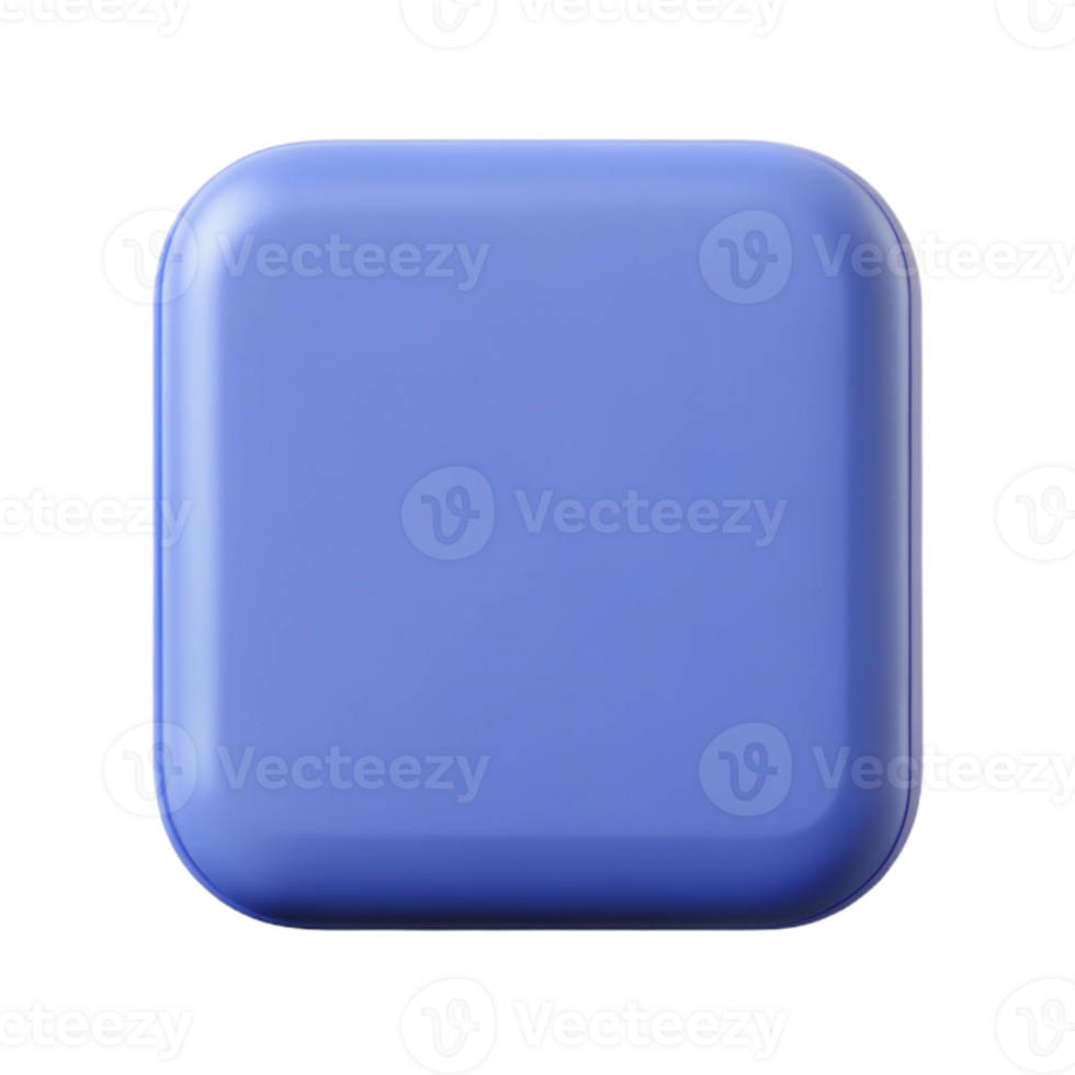 notable modern Square with rounded corners. Clean lines, flat color, with Scalable Design. artisan png