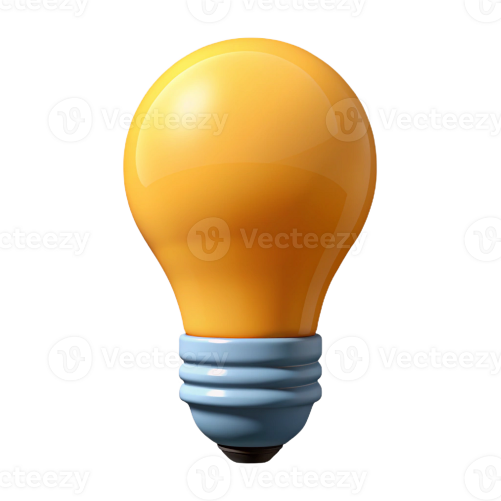 enchanting whimsical renaissance Minimal silhouette of a lightbulb. Clean lines, flat color, with Scalable Design. high resolution png