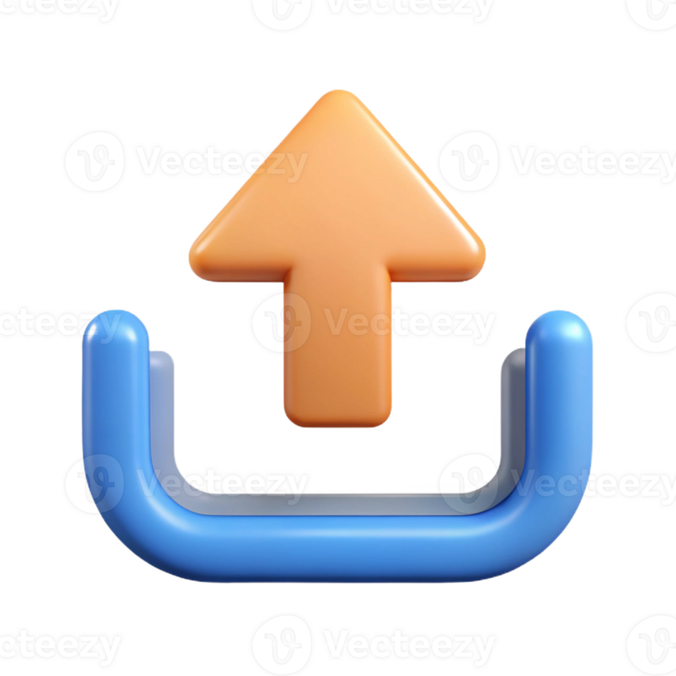 romantic hypnotic Upload arrow pictogram. Single-weight stroke, flat color, clean lines with Scalable Design. premium png