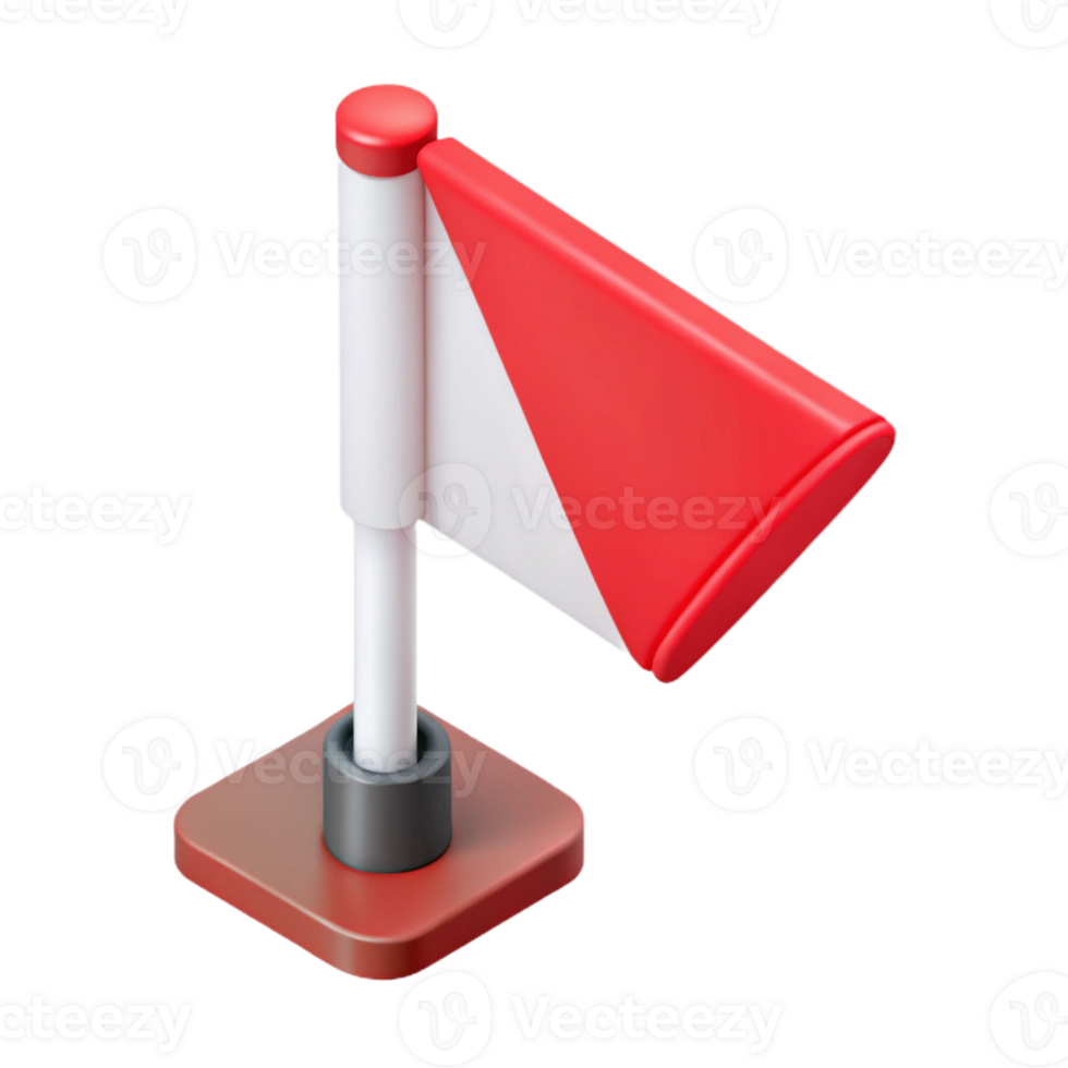 glorious peaceful art deco Flat color isometric flag, crisp edges, red with Scalable Design. gallery standard png