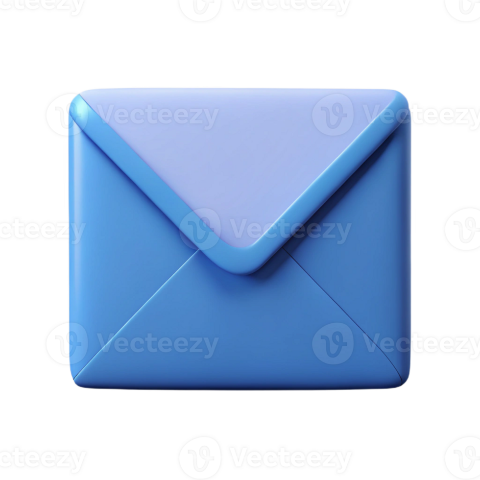 notable impressionist Minimalist design of an envelope. Clean lines, single-weight stroke. Flat color with Scalable Design. 4K png