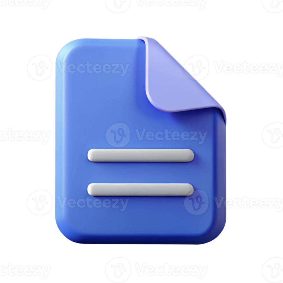 sought-after organic Document icon with a folded corner. Clean lines, flat color, crisp edges with Scalable Design. artisan png