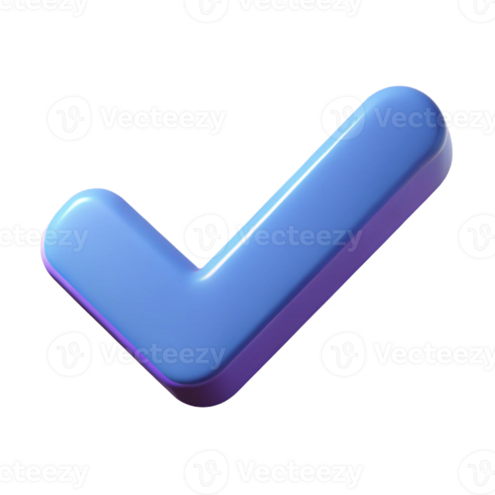 quintessential classic A stylized checkmark. Clean lines, flat color, with Scalable Design. 4K png