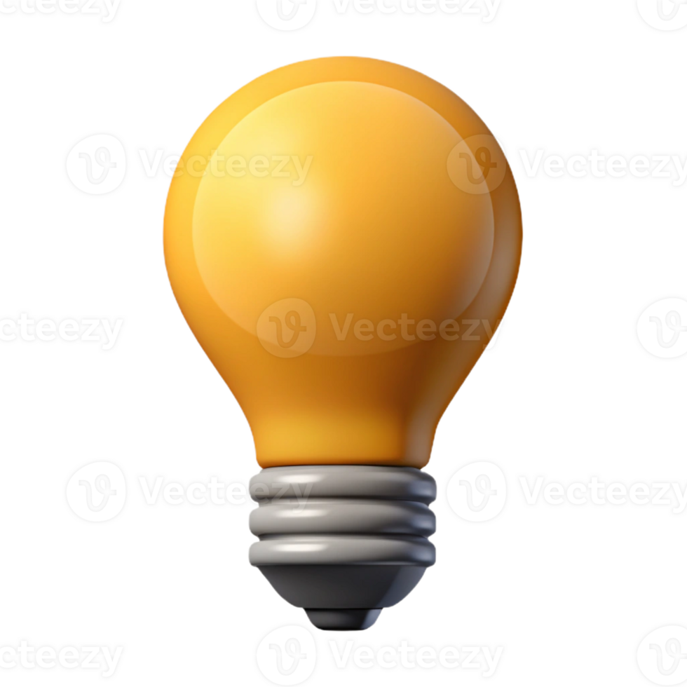 exquisite unparalleled Minimal silhouette of a lightbulb. Clean lines, flat color, with Scalable Design. png