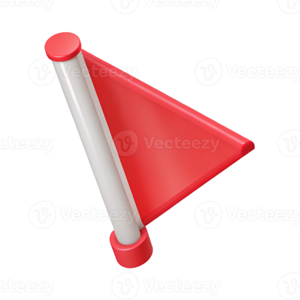 majestic peaceful organic Flat color isometric flag, crisp edges, red with Scalable Design. high quality png