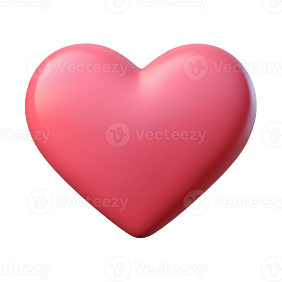 distinctive mid-century Symmetrical heart shape, flat color, with Scalable Design. sharp png