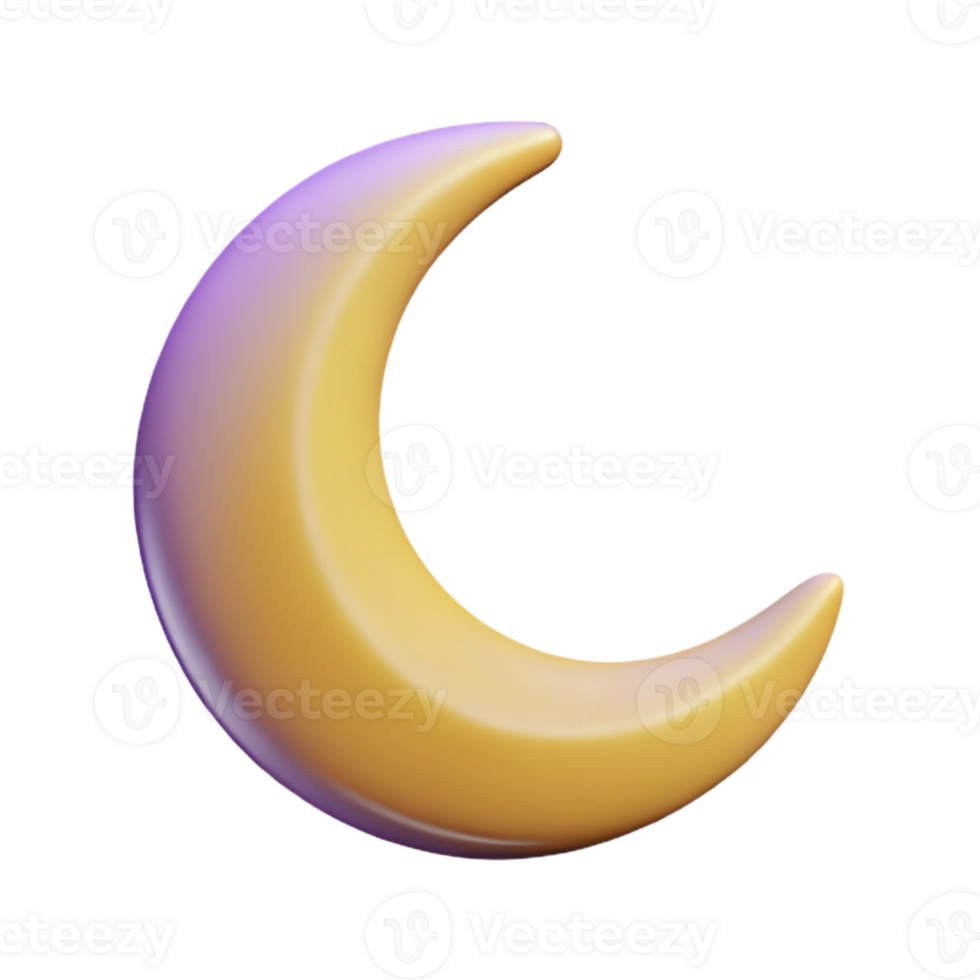 unforgettable futuristic Minimal line art of a crescent moon. Single-weight stroke, flat color with Scalable Design. authentic png
