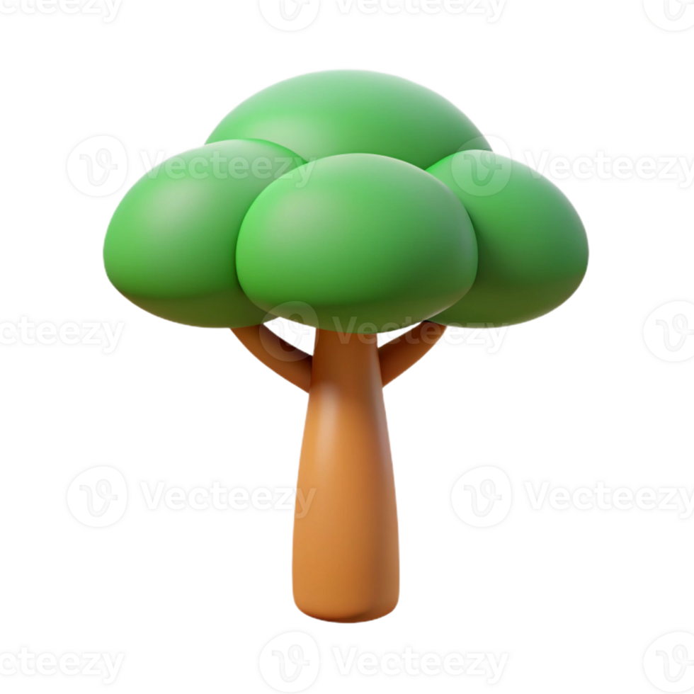 timeless elegant A stylized tree with a circular canopy and straight trunk. Minimal design, flat color. with Scalable Design. genuine png