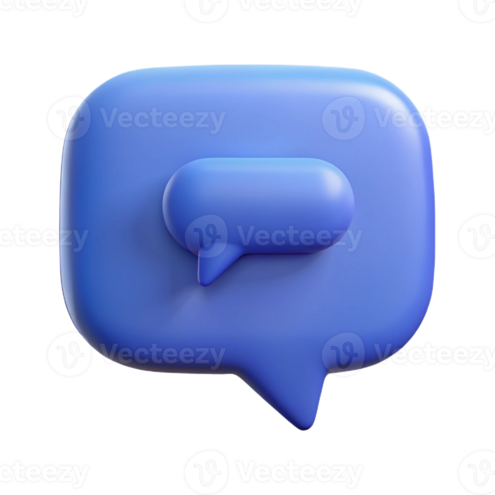 sumptuous surreal Speech bubble icon. Clean lines, flat color. Minimal design, with Scalable Design. crisp png