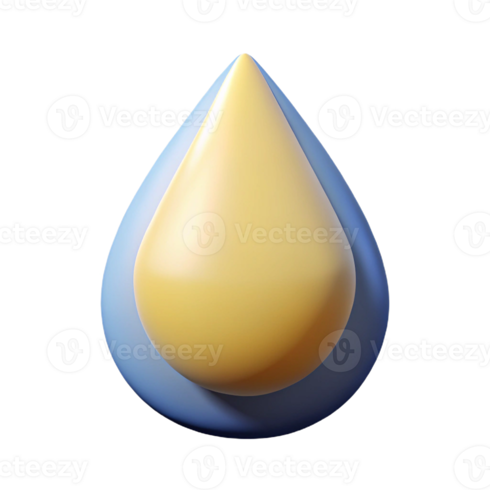 distinguished geometric Abstract shape resembling a teardrop. Flat color, with Scalable Design. studio quality png