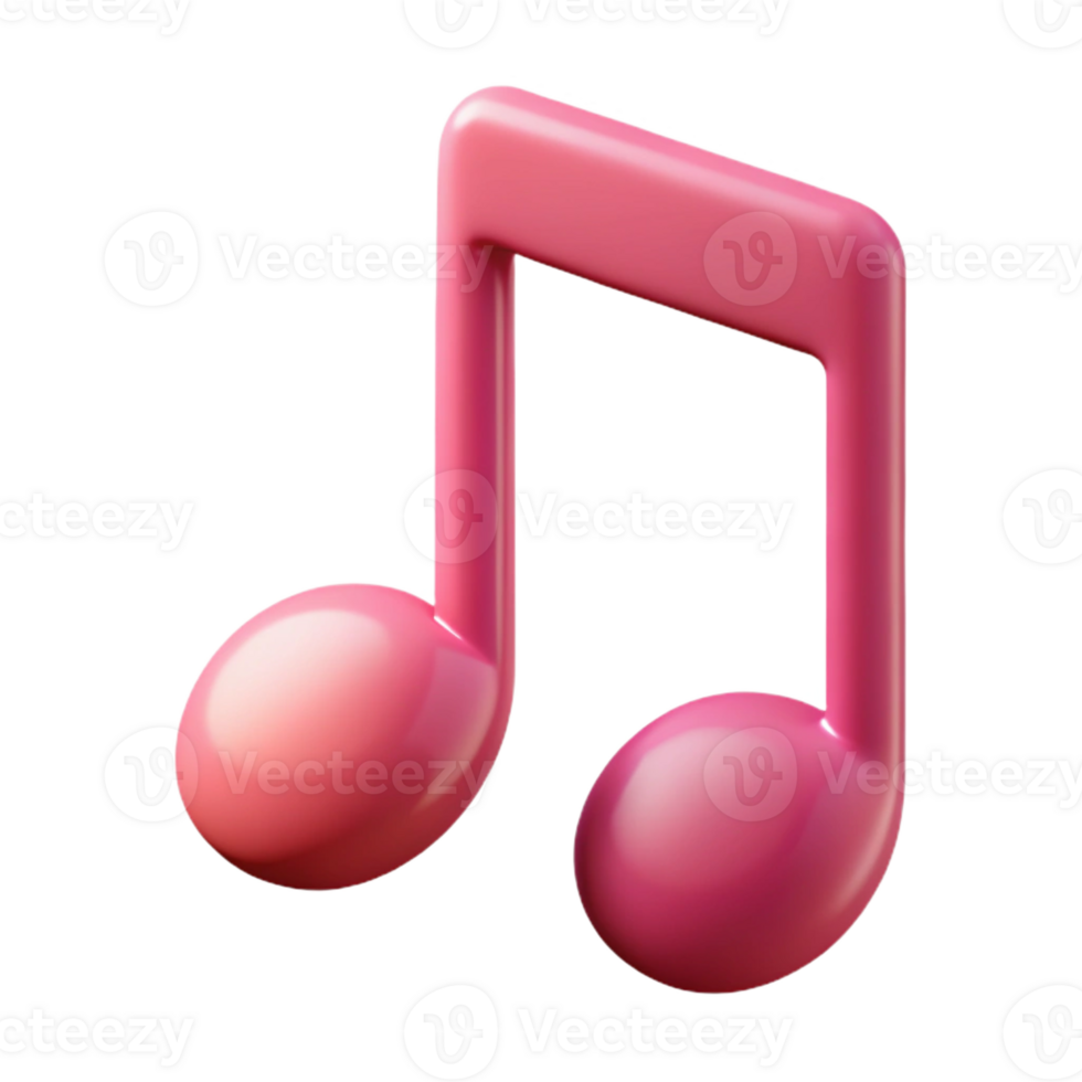 harmonious breathtaking Clean, single-weight stroke illustration of a music note with Scalable Design. sharp png