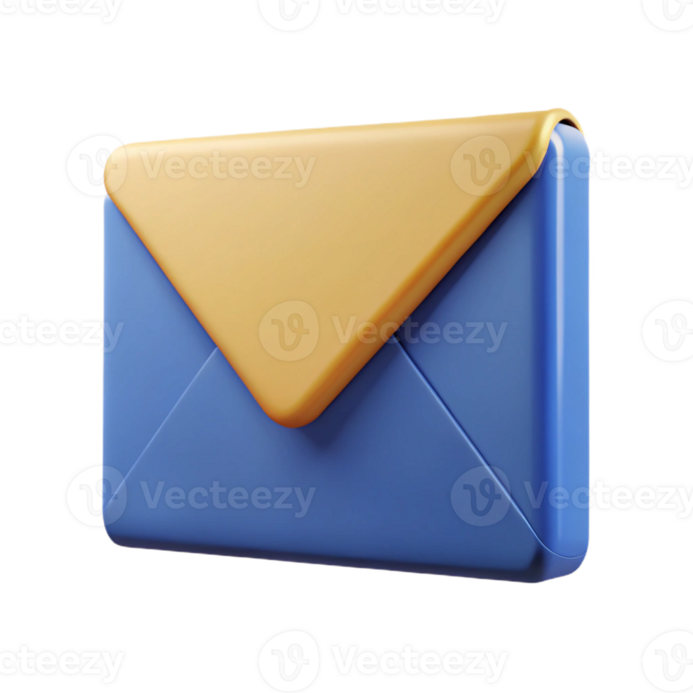 exquisite peaceful art deco Crisp edges define a flat color illustration of an envelope with Scalable Design. studio quality png