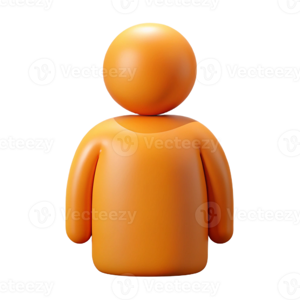 dynamic glorious Human figure icon with simple head and body. Crisp edges, symmetrical with Scalable Design. artisan png