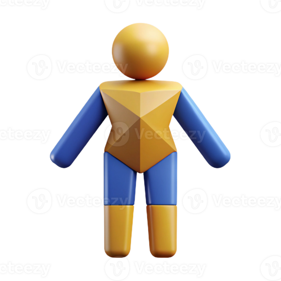 bold wonderful Abstract human figure, geometric shapes. Clean lines, flat color, minimal design with Scalable Design. elite png