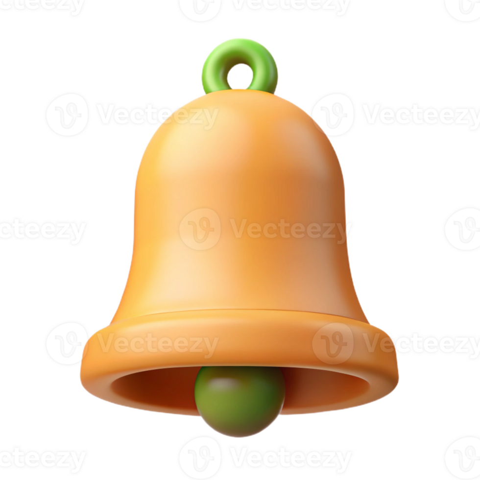 reflective captivating Pictogram of a bell. Flat color, single-weight stroke, minimal with Scalable Design. refined png