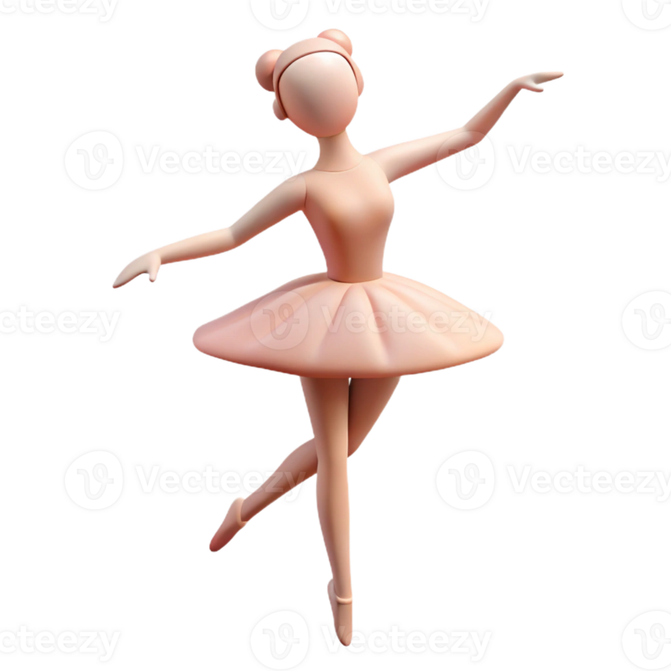 timeless abstract Silhouette of a graceful ballerina. Clean lines, flat color, with Scalable Design. impeccable png