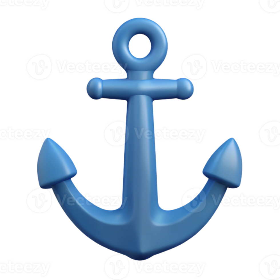elegant celebrated Minimal silhouette of an anchor. Clean lines, scalable design, flat color with Scalable Design. png