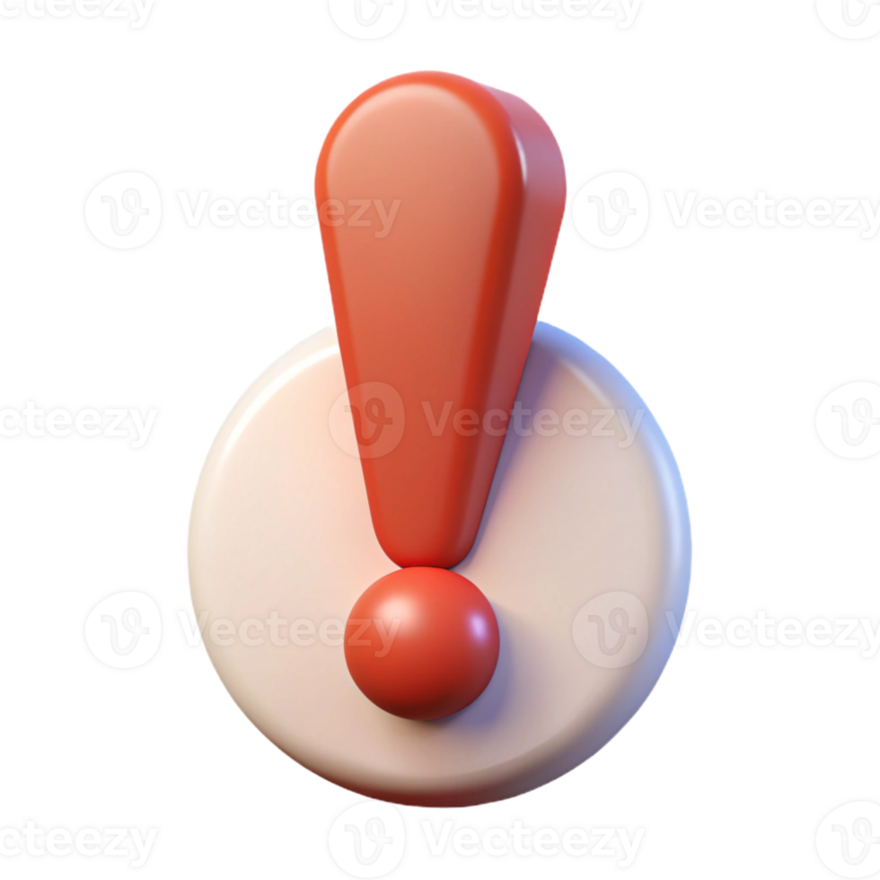 fascinating unforgettable Flat color exclamation mark. Clean lines, crisp edges. with Scalable Design. png