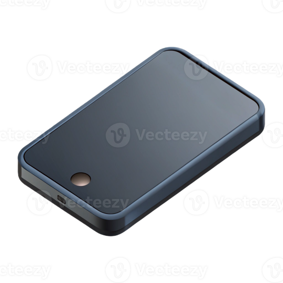 sumptuous dreamy artistic Isometric phone with clean lines, flat black with Scalable Design. crisp png