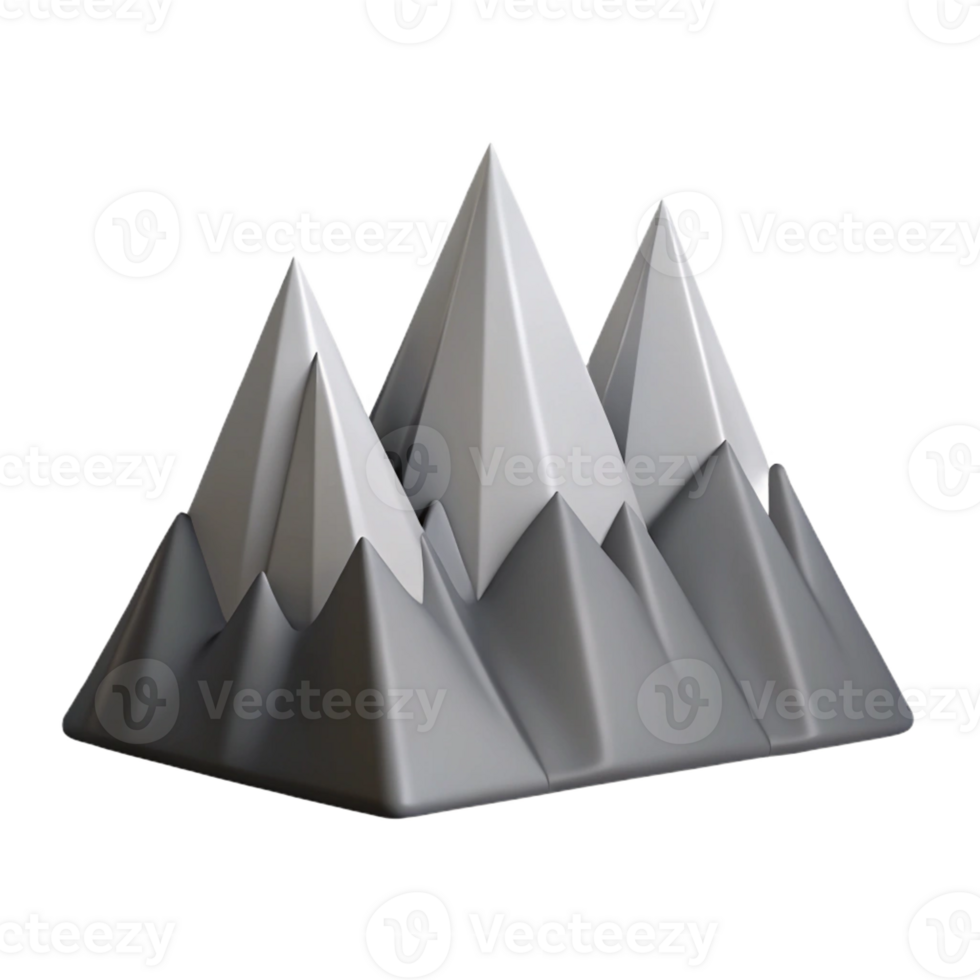 timeless victorian Minimalist mountain range silhouette with crisp edges and a flat grey color with Scalable Design. genuine png