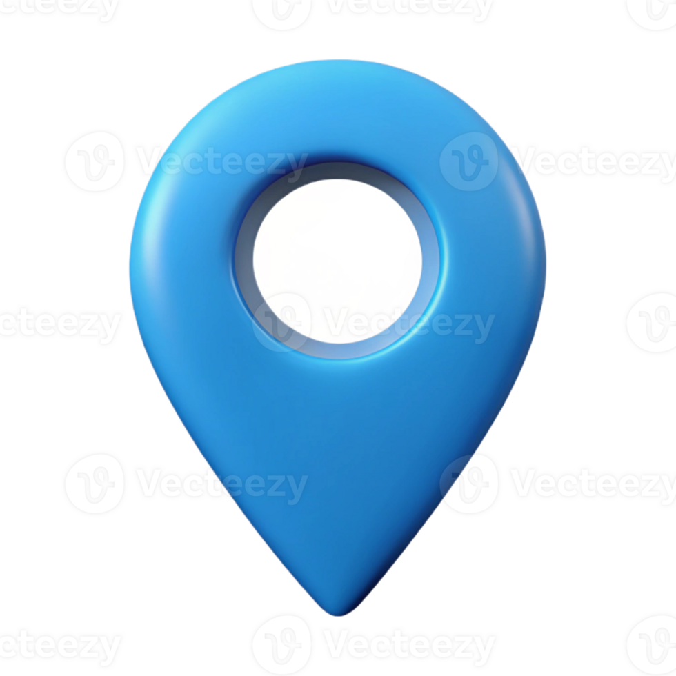 acclaimed contemporary Location pin icon. Teardrop shape, circle. Crisp edges, flat color with Scalable Design. expertly shot png