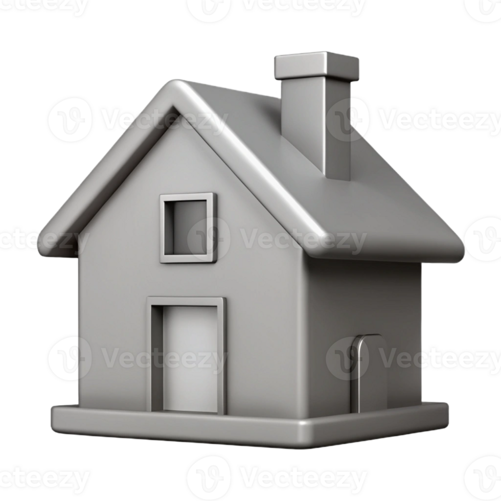 memorable gothic Minimal silhouette of a house. Clean lines, flat grey, single-weight stroke with Scalable Design. flawless png